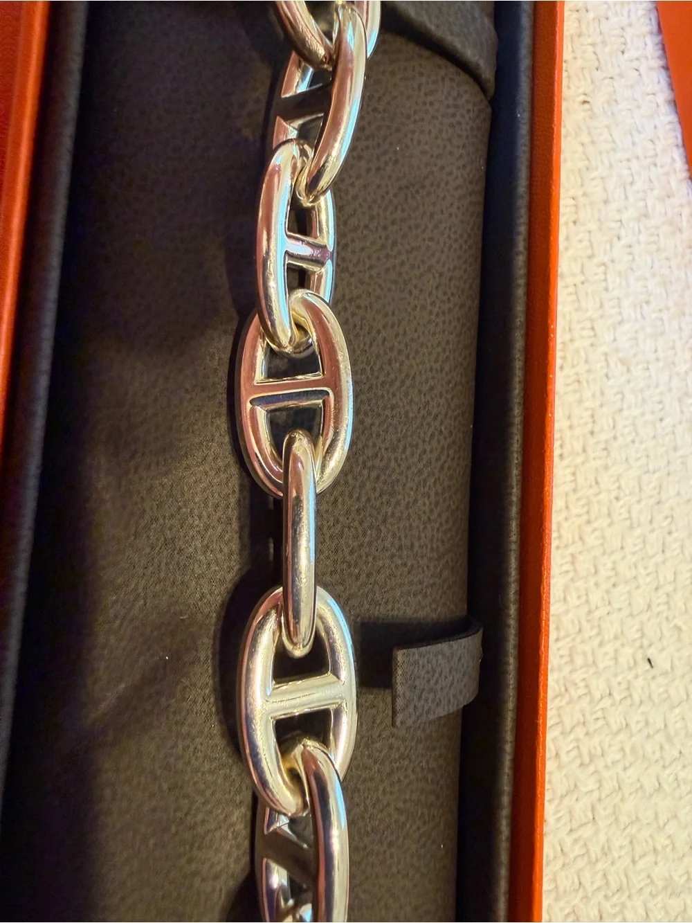 Hermès Chaine d’ancre bracelet size large - Picture 8 of 9